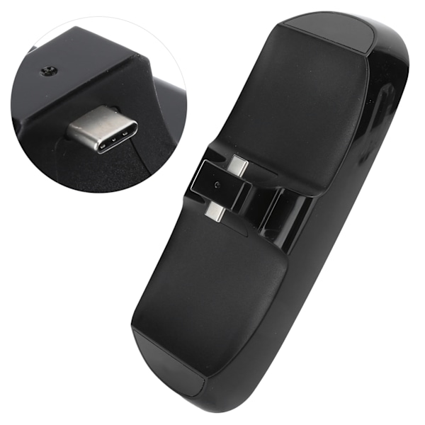ABS Typ-C Dubbel Slot Laddare Dock Controller Stativ för Sony PS5 Controller GamepadSvart