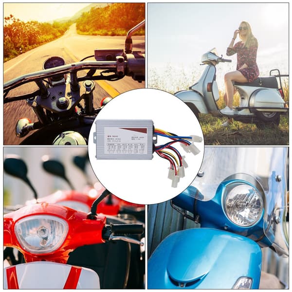 36V 800W Elektrisk Borstmotorstyrenhet DC Motor Hastighetskontroll för Elektrisk Trehjuling Scooter