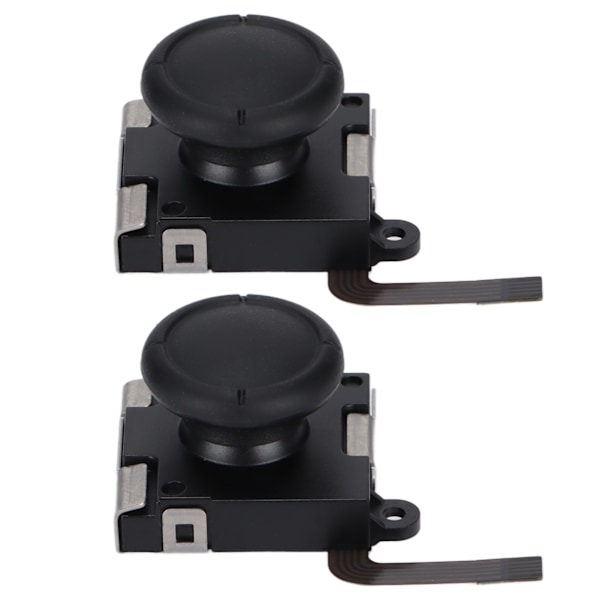2 st analoga joystick 3D ersättningssensor tumreglage med lock för Switch Lite-konsoler