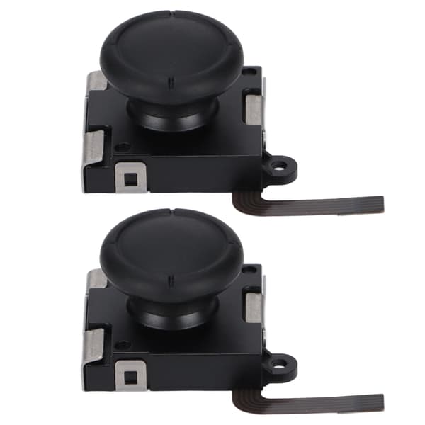 2 stk. analog joystick 3D-udskiftningssensor tommelfinger-rocker med dæksel til Switch Lite-konsoller