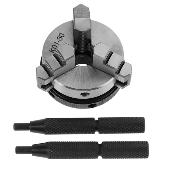 K01-50 50mm Vieraskäyttöinen Manuaalinen Istuin Mini Puutyöstö Käsi-Istuin 3 Leualla & Kiinnityskierteellä