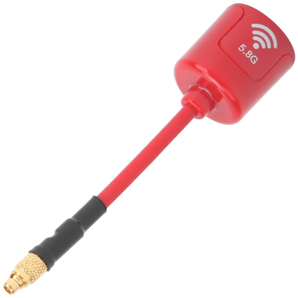 5,8 GHz MMCX 2,8 dBi RHCP høyforsterket lang antenne for FPV Racing Drone RC deler rød rett