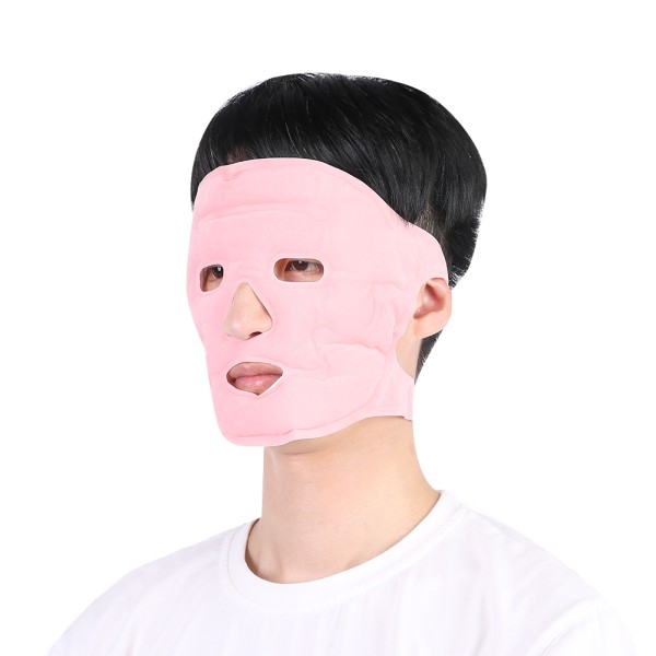 Kallkompress Ta bort svullna ögon Spaterapi Wrap Svullnader Huvudvärk Ansikte Ice PackPink