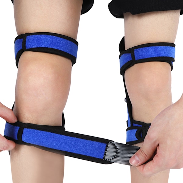1 par knäskydd med patella, knäskydd, ledstöd, utomhussporter, vandring, klättring, utrustning, blå, 1 par