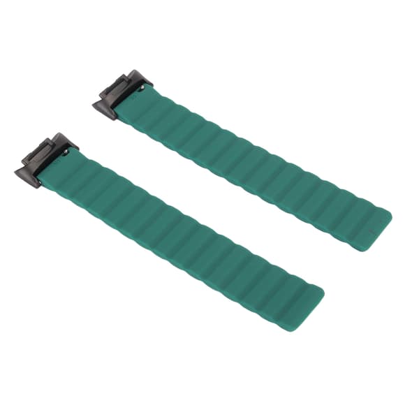 Magnetiskt Klockarmband Justerbart Snabbfäste Silikon Klockarmbands Tillbehör Passar Fitbit Charge 5 OD Grön