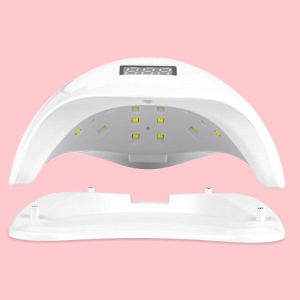 Nagellampa Snabbtorkande 4 Timers UV LED Nagellackstork för Händer Fötter EU-kontakt 220V 48W