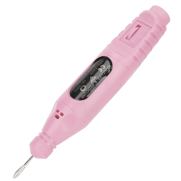 USB -kannettava sähköinen kynsiporakone kynsiporakone manikyyri kynsilakkatyökalu KitPink USB