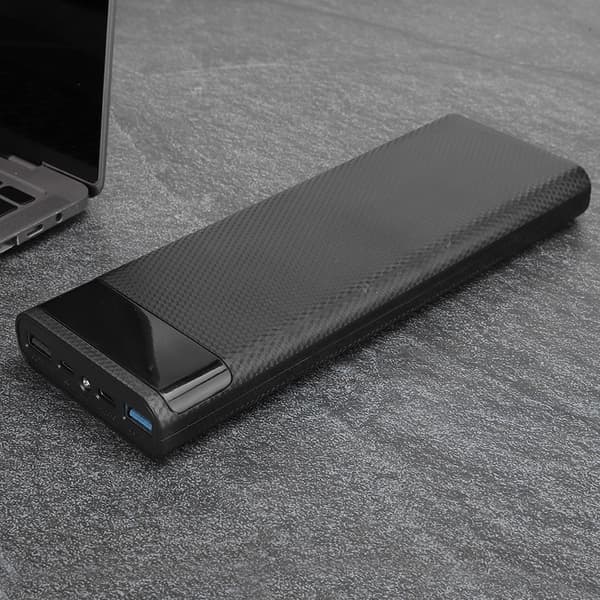 10x18650 Batterikasse Bærbar Strømkilde Ingen Svejsning Jacking DIY Power Bank Shell Kit Tilbehør Sort