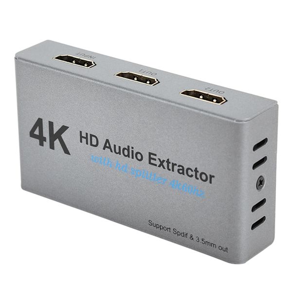 4k HDMI Audio Extractor HighDefinition 1 pisteen 2 muuntimen USB portin tietokonetarvikkeet