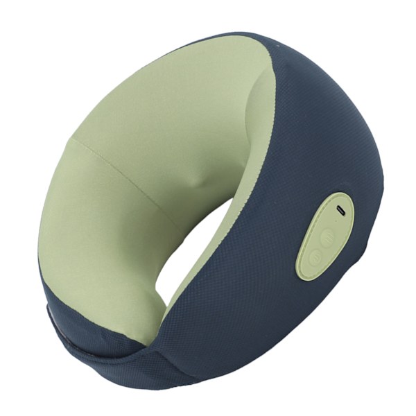 Sladdlös nackmassager med hög elasticitet minnesskum bärbar Shiatsu nackmassager med värmefunktion blå