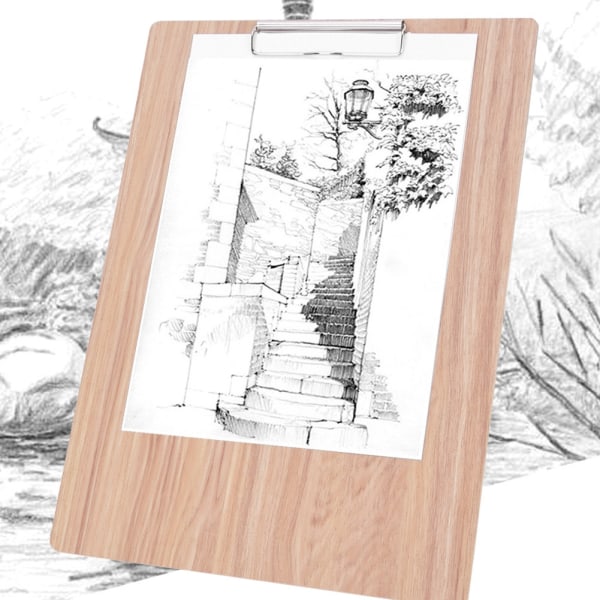 8K træ skitser udklipsholder Metal Clip Art Student Tegning Skrivebord