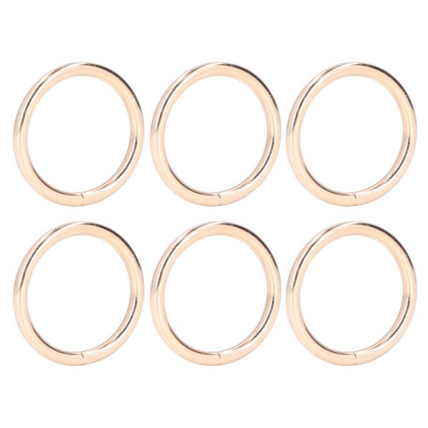 20 st metallringar 4x32mm järn robusta hållbara multifunktionella utsökta metall O-ringar guld