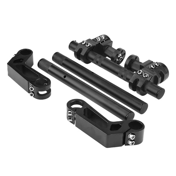 7/8\" 22mm Justerbart CNC Motorcykel Styr System til 125cc Dirt Bike Sort