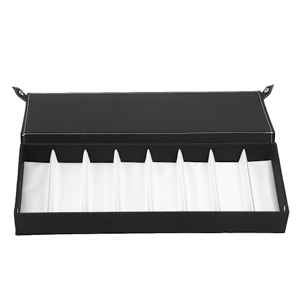 8 Grids Dammtät Glasögon Case Organizer Solglasögon Förvaringslåda Smycken Display Container