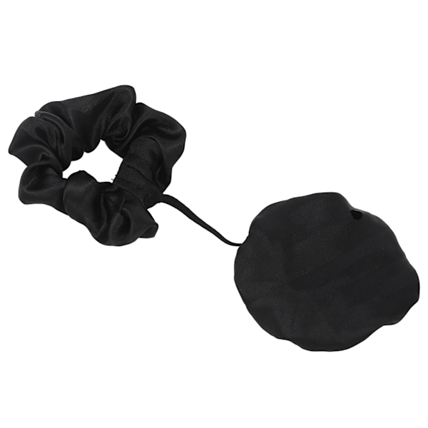 Drikkeovertræk Scrunchie Sæt Vandtæt Pulverforebyggelse Drikkebeskytter Overtræk Scrunchie til Kop Glas Sort