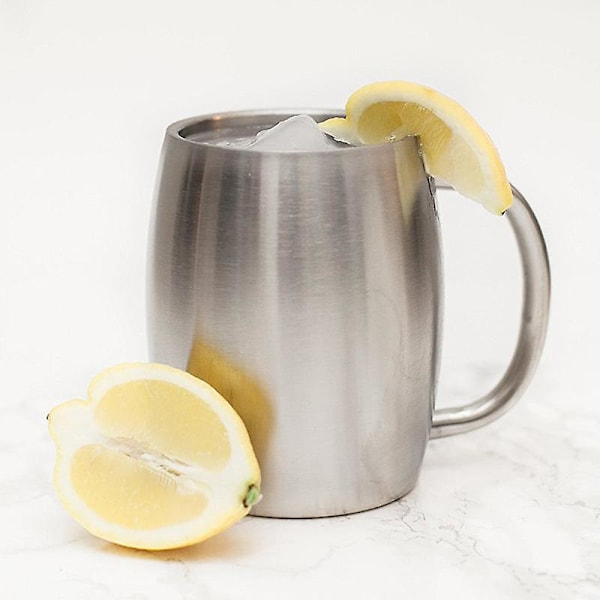 Vinglas i rostfritt stål - 420ml Resegoblet