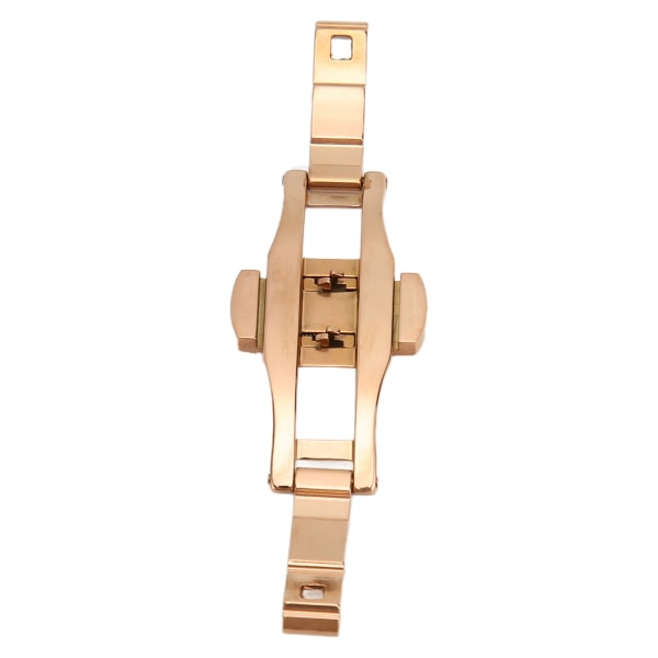 Watch 6 mm 21 mm hopfällbart watch för manlig hona Rose Golden
