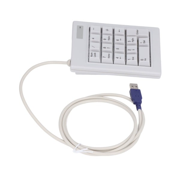 Mekanisk numerisk knappsats 18 tangenter Linjär åtgärdsomkopplare USB port Stänksäkra halkfria kuddar USB numeriska knappar för kontorsbankräknare