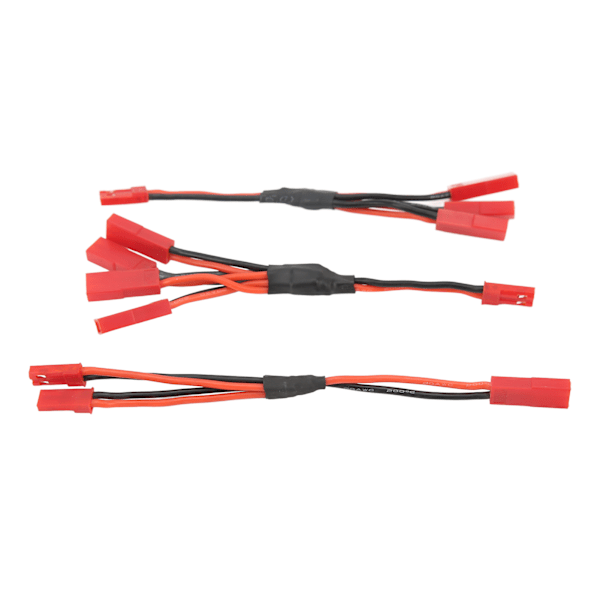Rød JST Y Parallel Adapter Harness Sæt Enkel Installation JST Stik Splitter Y Kabel til Traxxas