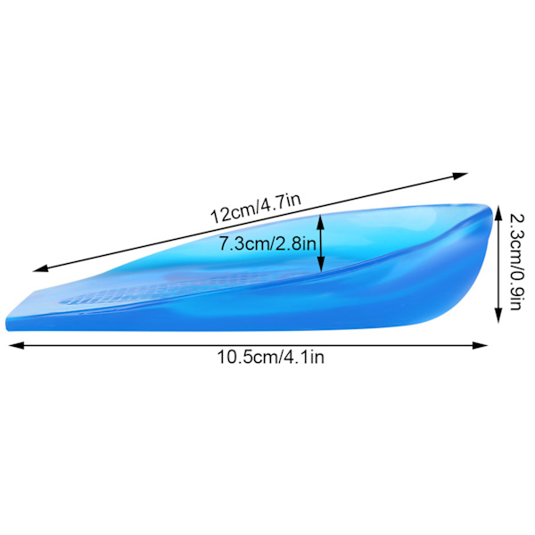 Silikongel O/X Benkorrektion Innersulor Fot Orthotic Arch Support Skor Insatskuddar Hälkopp