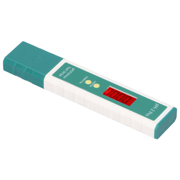 PH-meter Digital PH-testerpen med teststrimmelfunktion Termometer til drikkevand og poolvand