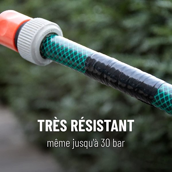 2x 3m itsesulautuva silikoniteippi, eristysteippi ja tiivistysteippi (vesi, ilma), 25 mm leveä, musta
