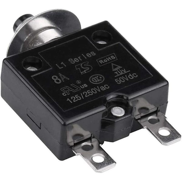 Afbryder, Manuel Reset Termisk Afbryder, Overbelastningsbeskyttelse 5A/8A/10A/15A/18A/20A/30A (Valgfri)(8A)