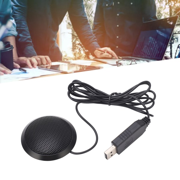 E104 USB -konferensmikrofon 360° rundstrålande högtalartelefon för onlinemöten Spelchatt