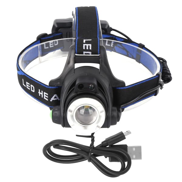 LED Hodelykt USB Oppladbar Hodelykt Lommelykt for Utendørs Camping Birøktutstyr