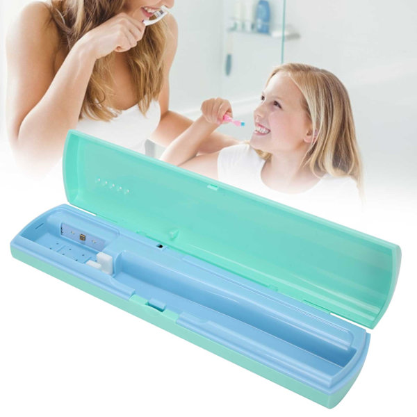 Tandborsthållare USB UVC-LED Badrum Elektrisk Tandborste Rengöringshållare Organizer