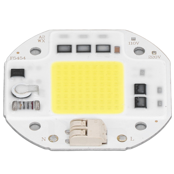 COB Lamp Bead High Power LED Chip Høy lysstyrke Drive Free for DIY Lamp Flomlys Innendørsbelysning 220V100W Kald Hvit 5800K-6500K