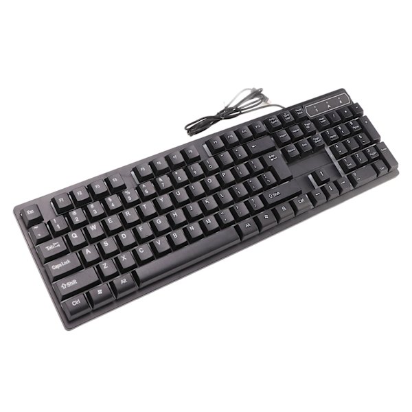 Tastatur Farverigt Lys Stabilt 104 taster Suspenderet Keycap Kablet Mekanisk Gaming Keyboard