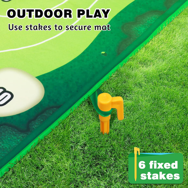 Chipping Game Play Mat Set Chipping Game Träningsmatta inomhus utomhusspel för vuxna och familjebarn