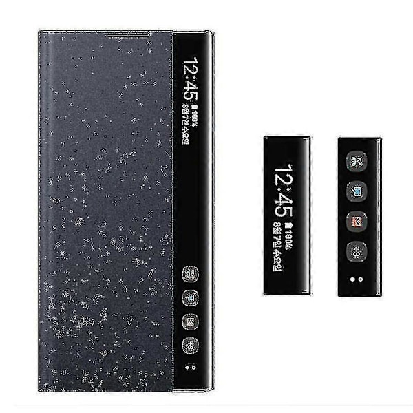 Samsung Galaxy Note 10 Smart Sleep Fönster Vy Flip PU Läderfodral