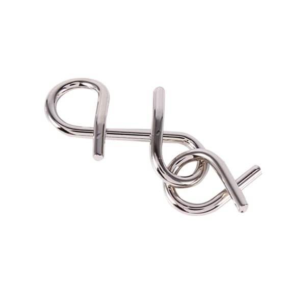 8 stk./sæt Metal Wire IQ Test Brain Teaser Mind Puslespil Spil til Voksne og Børn Legetøj