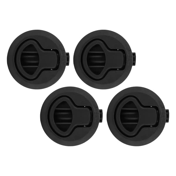 61 mm/2,4 tommer Marine Flush Pull Slam Latch Rund Ringlås Båtskap Maskinvare for Luker Yachter Bobiler
