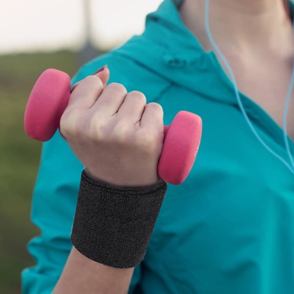 Andningsbart Sport Gym Elastiskt Handledsstöd Handskydd Vrickning Underarm Karpalskydd