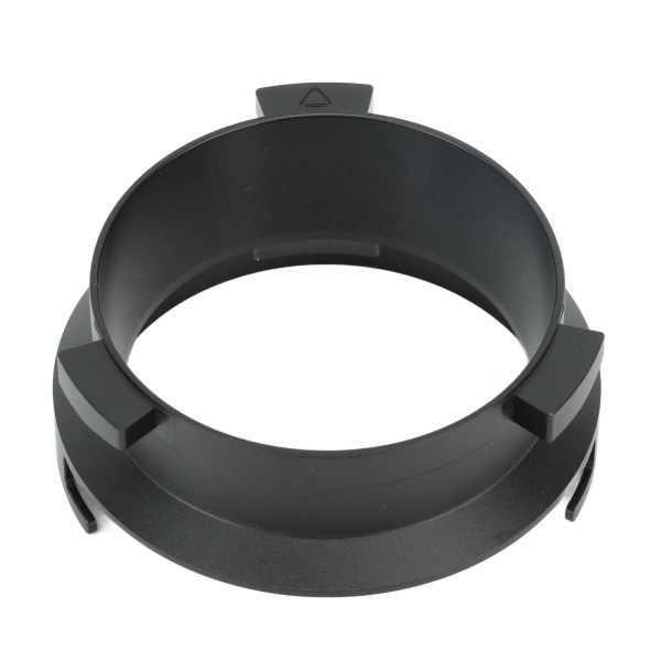 Kaffe Pulver Ring 51mm Aluminiumlegering Håndfri Doseringstrakt For Delonghi 9 Serie 9335 9155 9355 9665 Svart