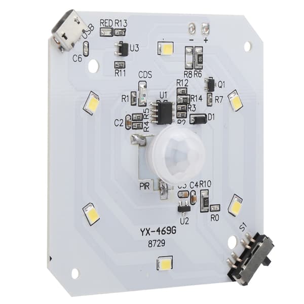 Integreret Lampepladekontrol ABS Genopladelig med 2 Gear Sensor til Dekoration