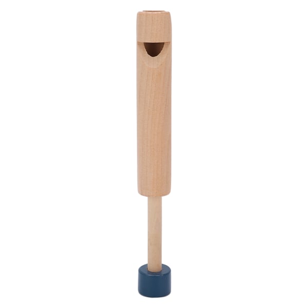 Tre Slide Push Pull Voice Change Fløyte Pedagogisk instrument leke for barn Blått håndtak