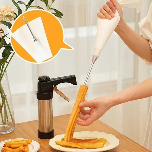 Läntinen churro-kone Espanja Latinalainen hedelmäkone 3 viipaletta