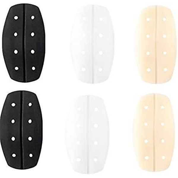 Silikone BH-strop puder - Skridsikre skulderpuder (3 par)