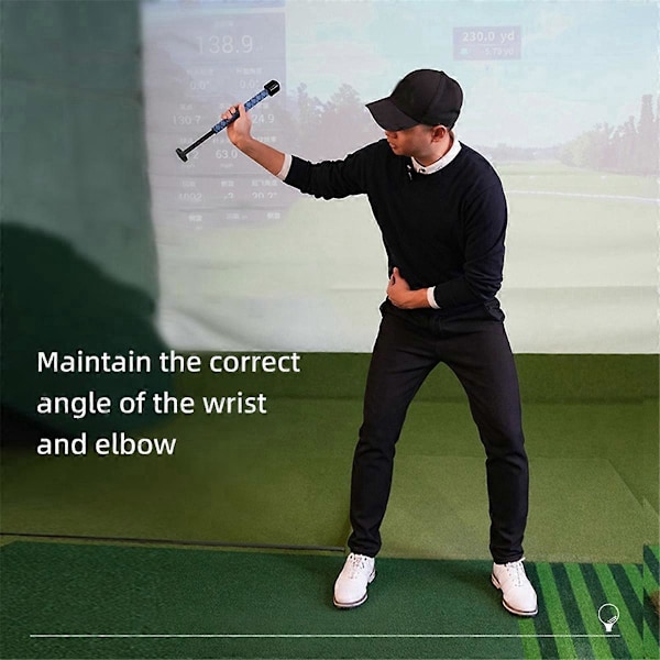 Golftreningshjelpemidler Golf Innendørs og Utendørs Svingtilbehør Blå
