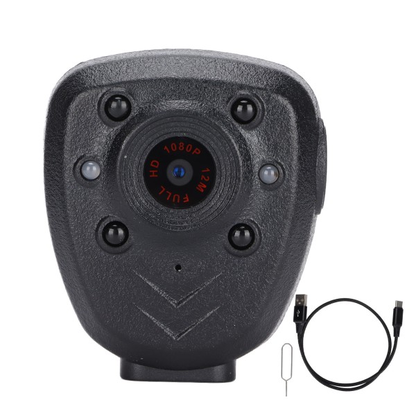 Body Camera Mini puettava poliisin videonauhuri yönäkymällä kodin ulkokäyttöön tarkoitettujen lainvalvontaviranomaisten vartijalle
