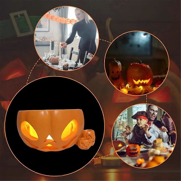 Dryck Kopp Hållare Dekoration Pumpa Dryck Kopp Hållare för Halloween