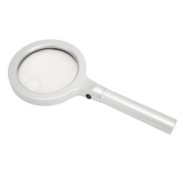 Forstørrelsesglass med 12 LED-lys 5X 10X Lighted Large Magnifying Glass Håndholdt To Lysstyrkenivå Forstørrelsesglass