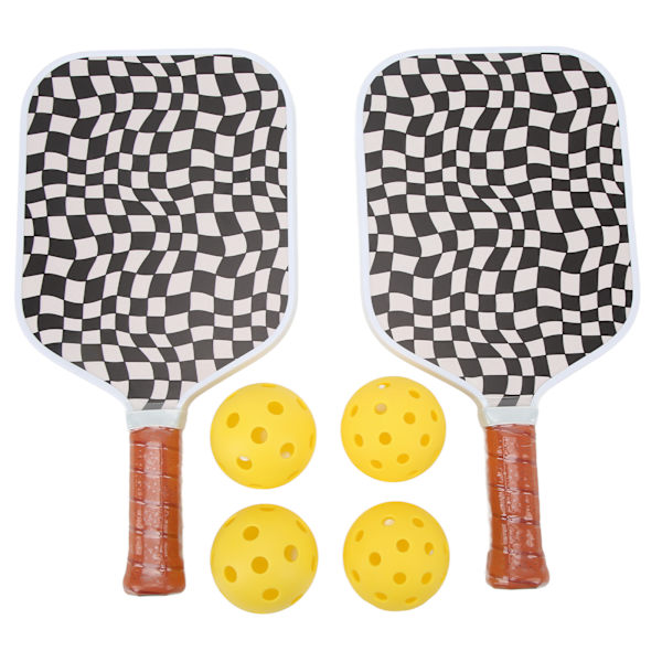 Pickleball-racketset med bikakestruktur och glasfiber