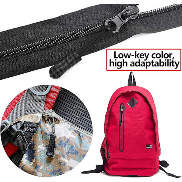 20 Nylon Zipper Dragkedjor för Enkel Förlängning