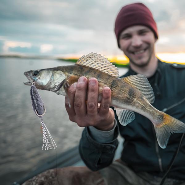 2 st konstgjord groda formad lure botten skägg lockar beten med krokar fiskeredskap tillbehör3#