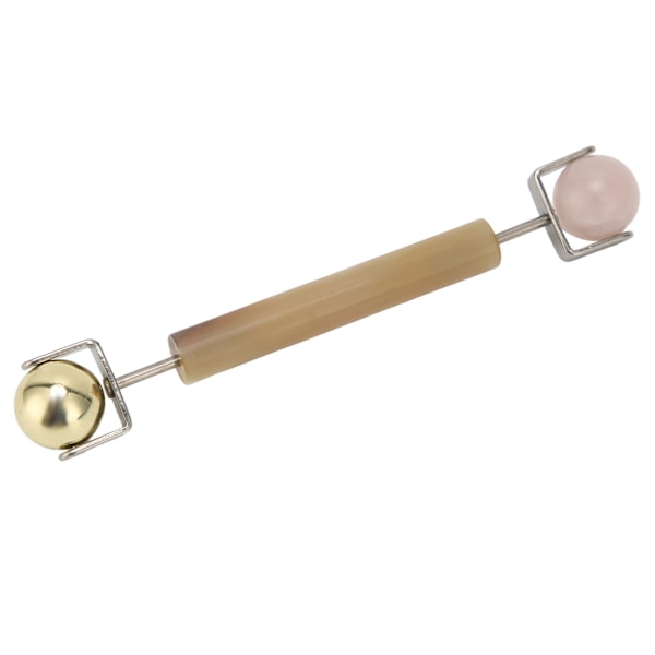 Ansigtsrulle Massager Håndholdt Bærbar Ergonomisk Ansigtshudløftning Fastgørende Massager til Nakke Arme